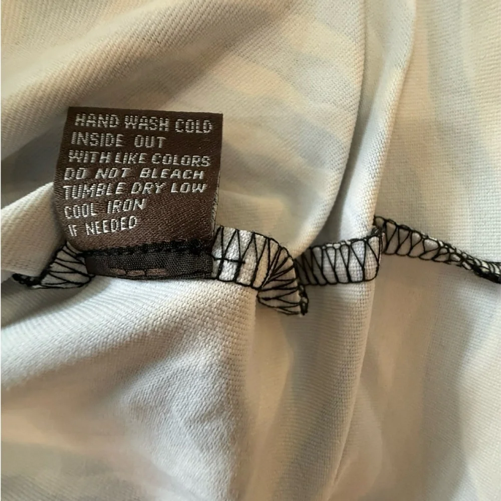 J. McLaughlin Zebra-Print V-Neck Wrap Catalina Cloth Dress in Black and Cream. M